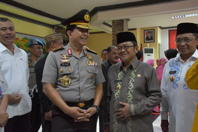 Bertemu Wakapolri, Bupati Pastikan Pembagunan Polres Gorut di Percepat