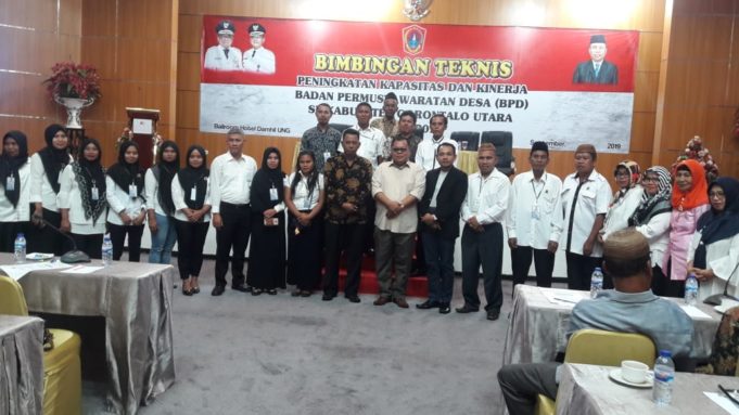 Gelar Bimtek, Kadis PMD Gorut : Minta BPD Pahami Tugas dan Fungsi