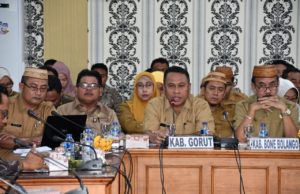 Sekda Titip Tapal Batas Tolinggula Pada Pembahasan Rakorev