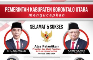 Jokowi-Ma’ruf Resmi Dilantik, Bupati Indra Ucapkan Selamat dan Sukses