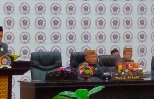 Wabup Amin Haras Hadiri Paripurna Penetapan Program Pembentukan Peraturan Daerah