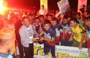 Gelar Pertandingan Sepak Bola Paling Spektakuler di Gorut, RY Berhasil Cetak Sejarah