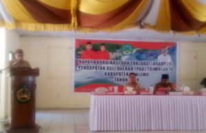 Hadiri Rakorev PAD, Ini yang Dikatakan Bupati Darwis Moridu