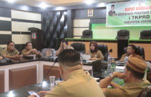 Sekda Pimpin Rapat TKPRD Soal Revisi Tata Ruang Wilayah Kabgor