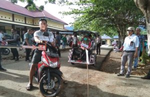 Rekonstruksi Kasus Pembunuhan Tragedi Asmara Berlangsung di Polres Boalemo