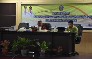 Wabup Amin Haras Buka Rapat Koordinasi Tim Penanggulangan Kemiskinan Daerah