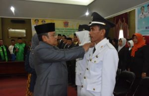 Lantik Kades Ketapang dan Tanjung Karang, Ini yang Dikatakan Bupati