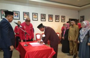 Wabup Boalemo Lantik 11 Pejabat Administrator dan Pengawas