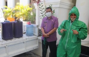 Menjawab Kelangkaan APD dan Sanitizer, Pemkab Gorontalo Berinovasi