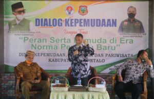 Bupati Nelson Bicara Peran Pemuda di Era New Normal