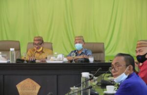 Syarief Mbuinga Laporkan Penanganan Covid-19 di Pohuwato ke Gubernur Gorontalo