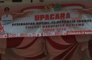 Hari Kemerdekaan, Bupati Darwis Minta Warga Boalemo Doakan Pahlawan
