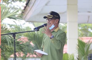 Jelang Pilkada Serentak 2020, Bupati Pohuwato Pimpin Apel Tiga Pilar