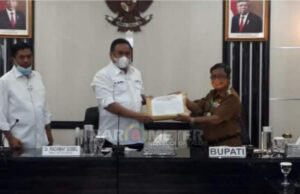 Rachmat Gobel Kunjungi Gorut, Bupati Indra Paparkan Proyek Pembangunan