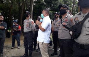 Ketua Nasir Giasi Terima Aliansi Mahasiswa Pohuwato Demo Tolak UU Omnimbus Law