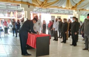 Wabup Boalemo Lantik 40 orang Pejabat Administrasi dan Fungsional