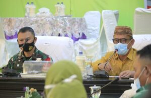 Bupati Syarief Gelar Ramah Tamah Sambut Dandim 1313 Pohuwato Letkol Purbo