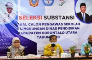 Bupati Buka Seleksi Pengawas Sekolah di Instansi Disdik Gorut