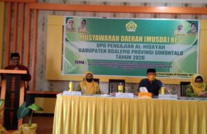 Asisten Yakop Buka Kegiatan Musda DPD Pengajian Al-Hidayah Boalemo