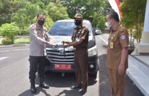 Pjs Sekda Pohuwato Terima Mobnas Mantan Kepala BNK