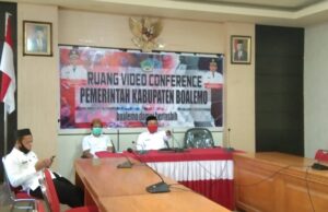 Sekda Boalemo Rapat dengan Mendagri Bahas Strategi Penanganan COVID-19
