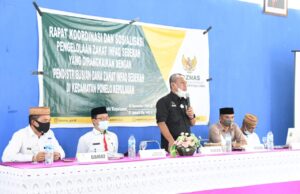 Sekda Gorut Buka Rakor dan Sosialisasi Pengelolaan Zakat