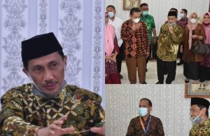 Bupati Nelson Pomalingo Terima Kunker Bank Muamalat dan Rektor Baru UMGo