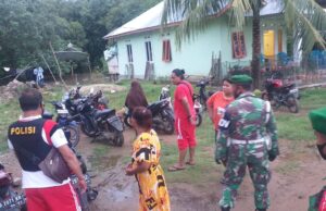 Aparat Gabungan Grebek Lokasi Judi Sabung Ayam di Desa Bolango Raya