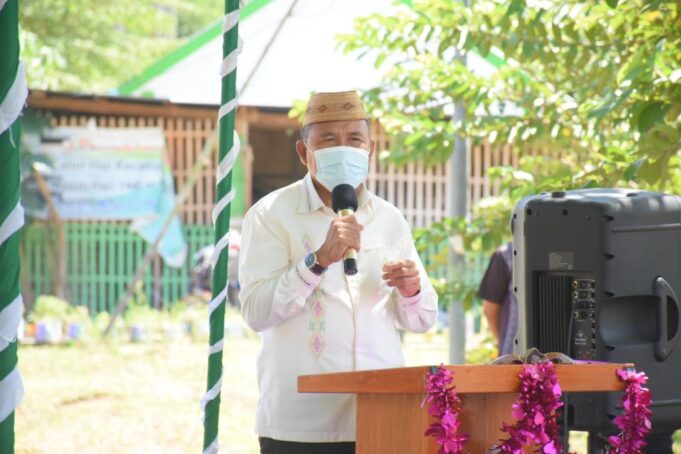 Direktur Karsa Utama Bangun Masjid di Ponpes Salafiyah Safi’iyah Paguyaman