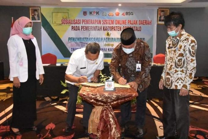 Wabup Herman Walangadi Dorong Pengelolaan Pajak Online