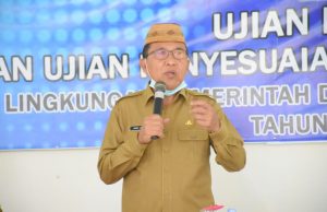 Plt Bupati Boalemo Buka Ujian Dinas dan Ujian Penyesuaian Kenaikan Pangkat PNS