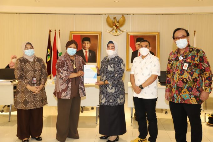 Wabup Suharsi Igrisa Kunjungi Perpusnas RI