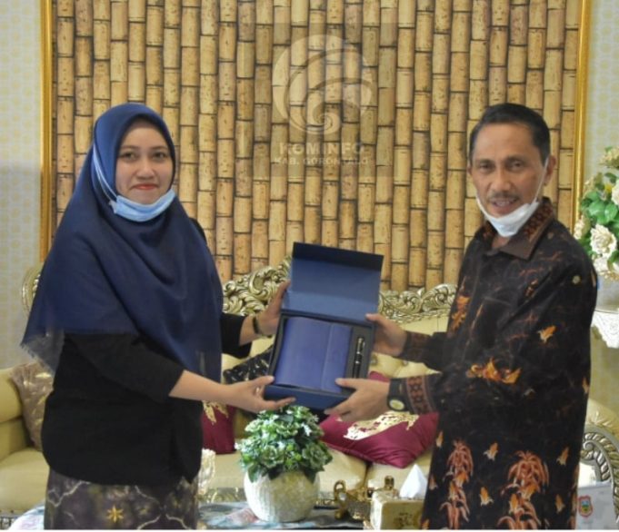 Bupati Nelson Terima Kunjungan Kerja UT Gorontalo