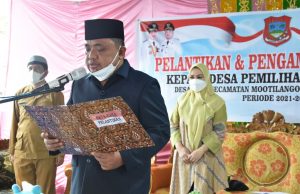 Wabup Hendra Hemeto Lantik PAW Kepala Desa Payu