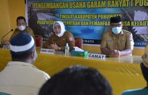 Wabup Suharsi Sosialisasikan Pengembangan Usaha Garam Rakyat