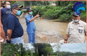 Wabup Herman Tinjau Sungai Alopohu yang Debit Airnya Meningkat