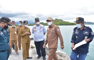 Bupati Saipul Tinjau Pelabuhan Bumbulan