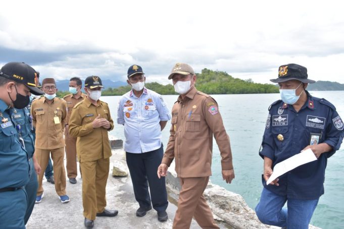 Bupati Saipul Tinjau Pelabuhan Bumbulan