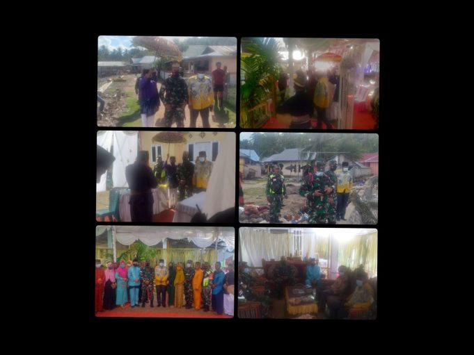 Perdana Kunjungi Ponkep, Dandim Gorut Disambut Adat Mopotilolo