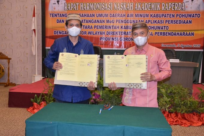 Pemkab Pohuwato Permantap Ranperda PDAM Bersama Dirjen Perbendaharaan