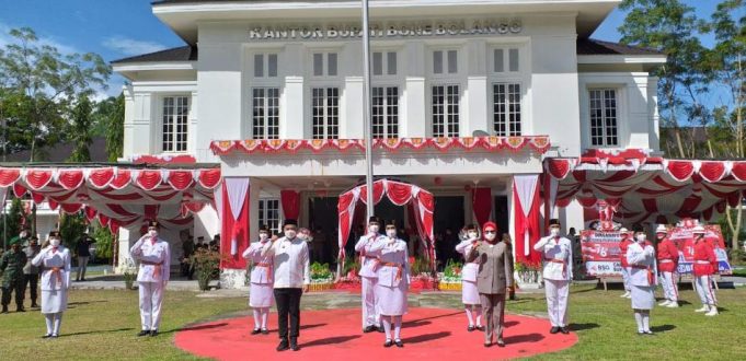 Paskibraka Kabupaten Bone Bolango Siap Bertugas