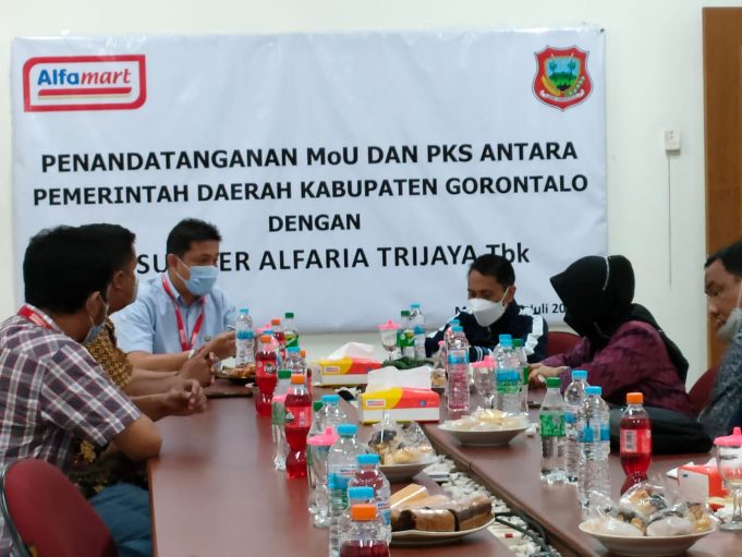 Pemkab Gorontalo Kerjasama Dengan Alfamart/Indomaret Fasilitasi