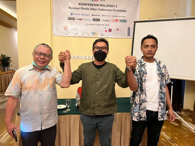 Secara Aklamasi, Verrianto-Helmi Kembali Pimpin AMSI Gorontalo Periode 2022-2023