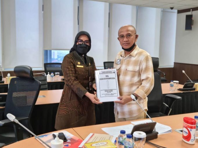 Bupati Pohuwato Serahkan Proposal Pasca Bencana di BNPB