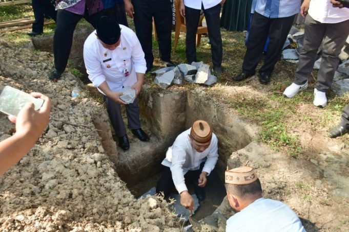 Bupati Saipul A. Mbuinga Mendukung Pembangunan Sekolah Islam Terpadu Yayasan Assalam Bumi Panua