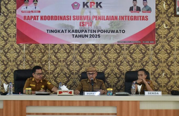 Menghadiri Rakor SPI, Bupati Saipul A. Mbuinga Menekankan Pentingnya Pemerintahan yang Berintegritas