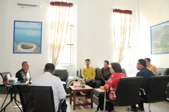 Tindak Lanjut Penelitian Lapangan Tentang Malaria, Tim FK UI Jakarta Menemui Wabup Iwan S. Adam