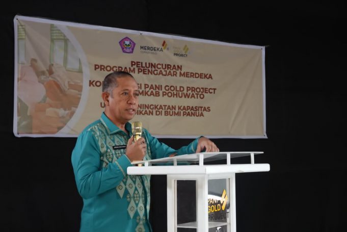 Arman Mohamad Resmikan Program Pengajar Merdeka Pohuwato Kolaborasi Dengan Pani Gold Project