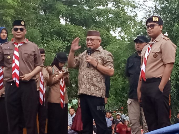 Menggaungkan Semangat Tuan Rumah yang Baik, Saka Pramuka Kab. Gorontalo Gelar Roadshow