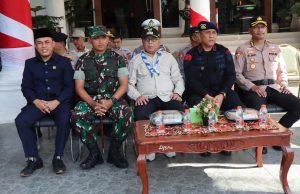 Bupati Sofyan Puhi Mengapresiasi Dukungan TNI-POLRI dalam Kegiatan Peran Saka Nasional